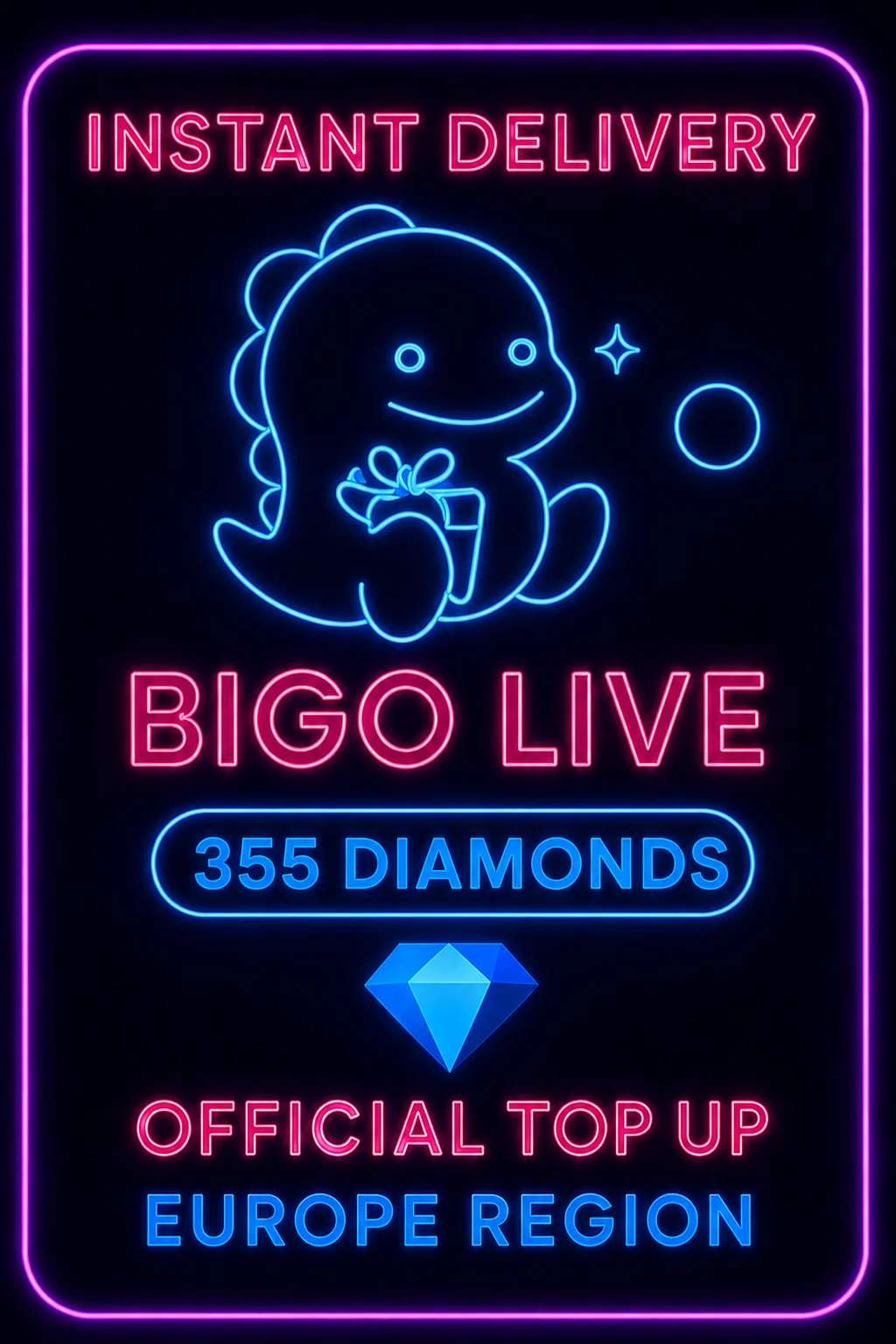 بيجو لايف - 355 Diamonds (Top-Up) (EU) · Bigo Live