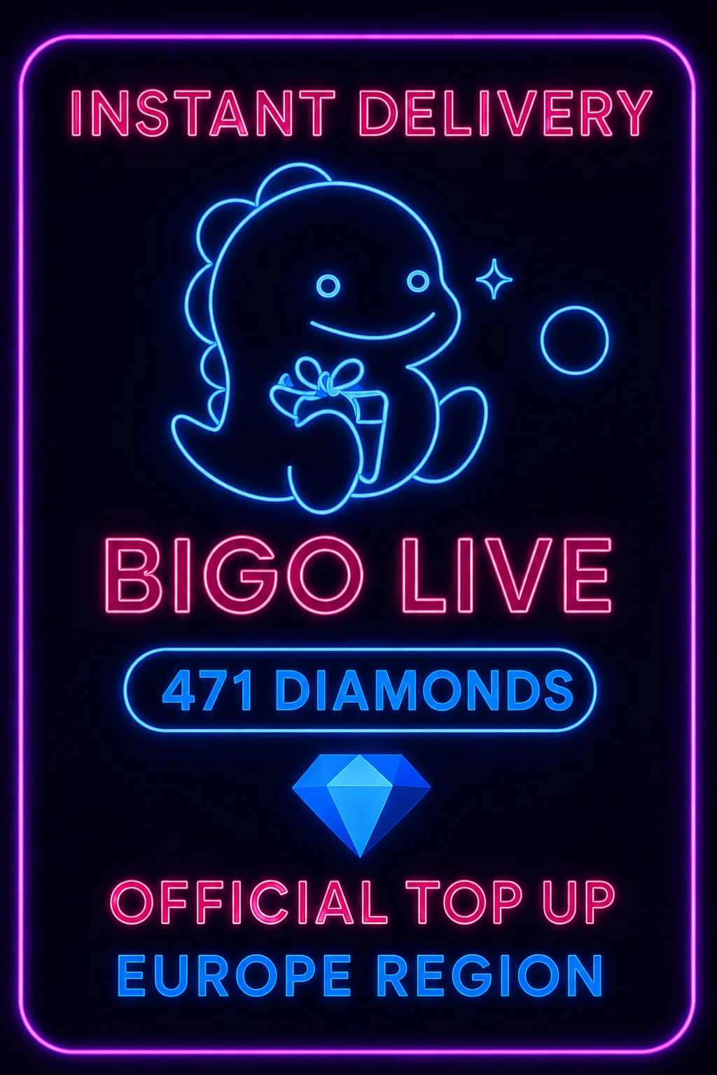 بيجو لايف - 471 Diamonds (Top-Up) (EU) · Bigo Live