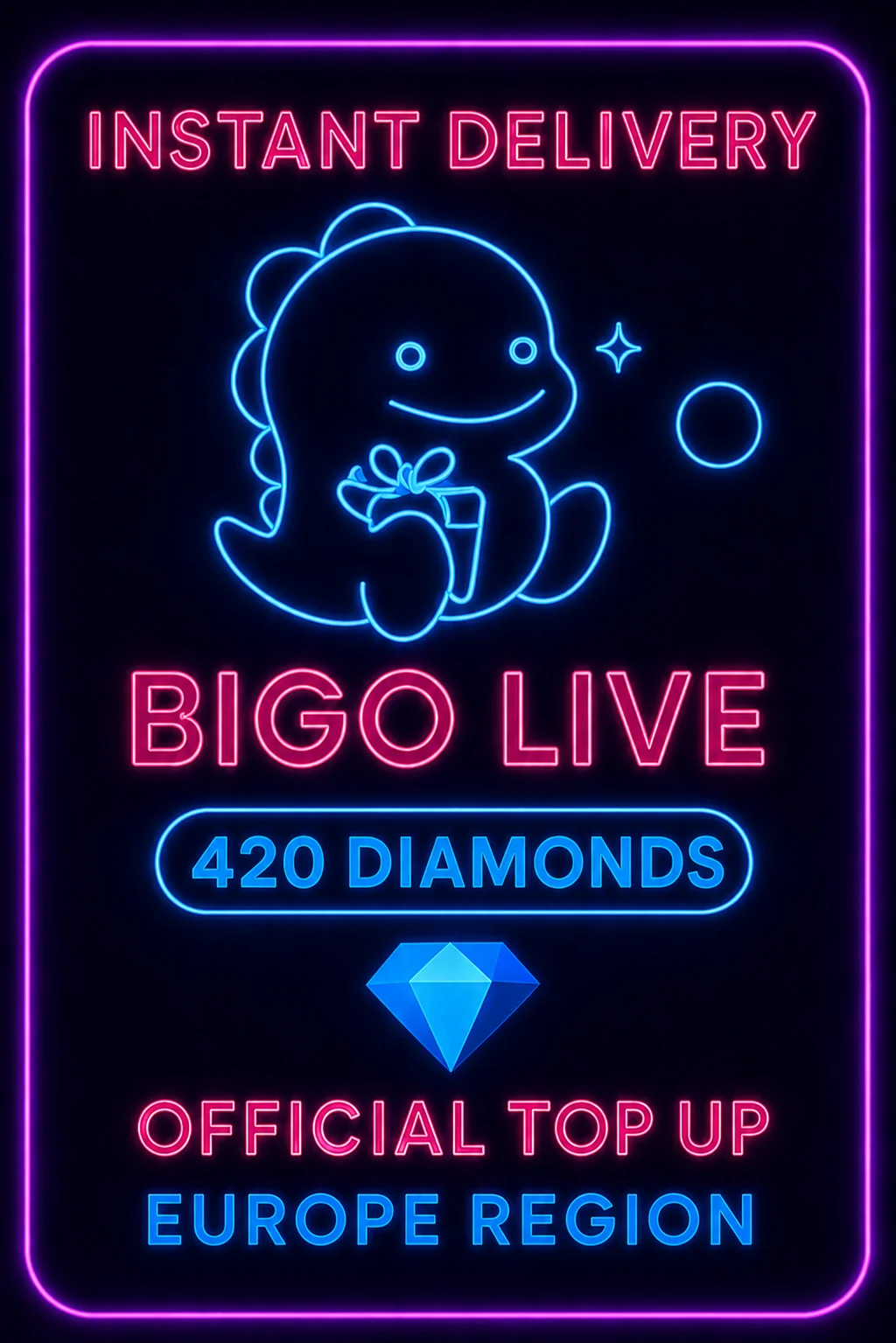 بیگۆ لایڤ - 420 Diamonds (Top-Up) (EU) · Bigo Live