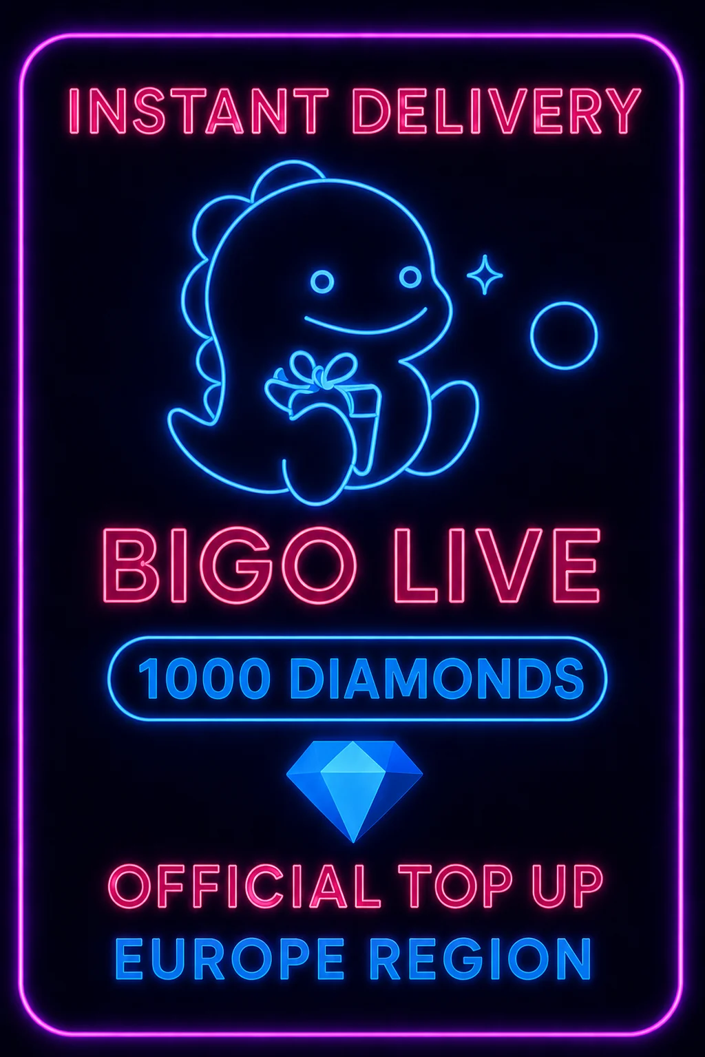بيجو لايف - 1000 Diamonds (Top-Up) (EU) · Bigo Live