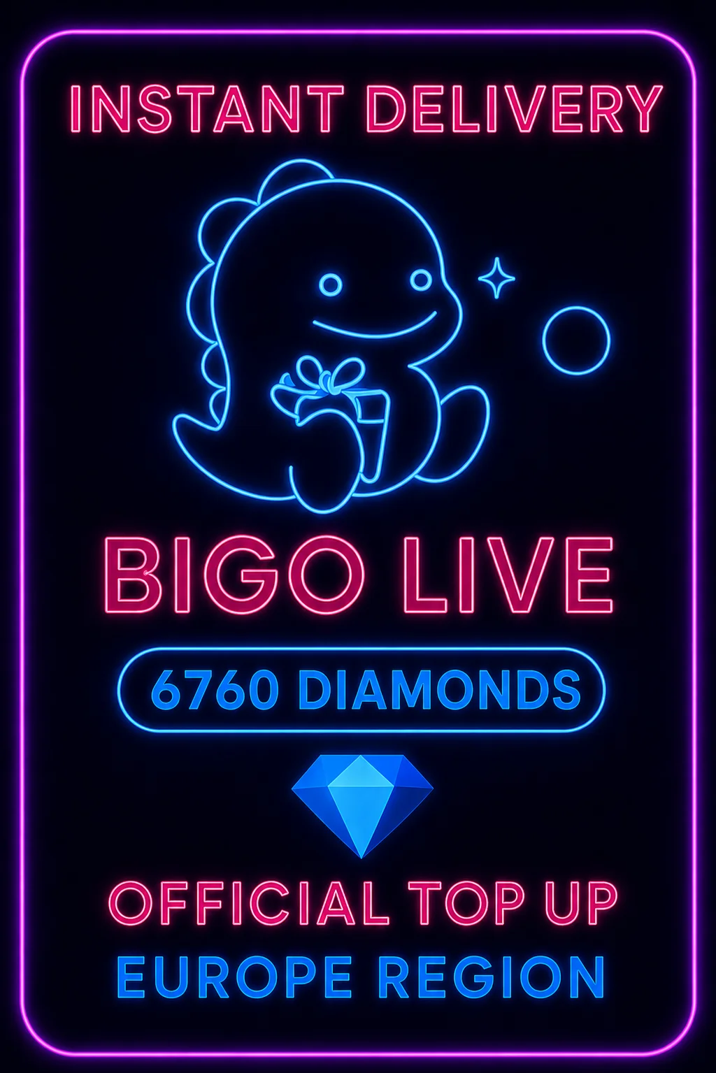 Bigo Live - 6760 Diamonds (Top-Up) (EU)