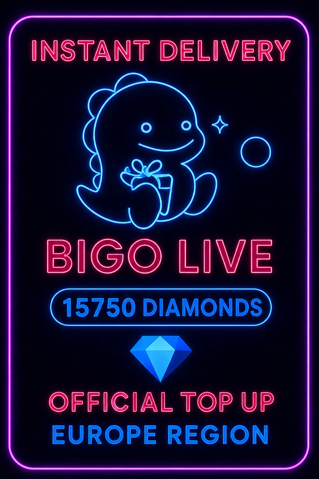 بيجو لايف - 15750 Diamonds (Top-Up) (EU) · Bigo Live