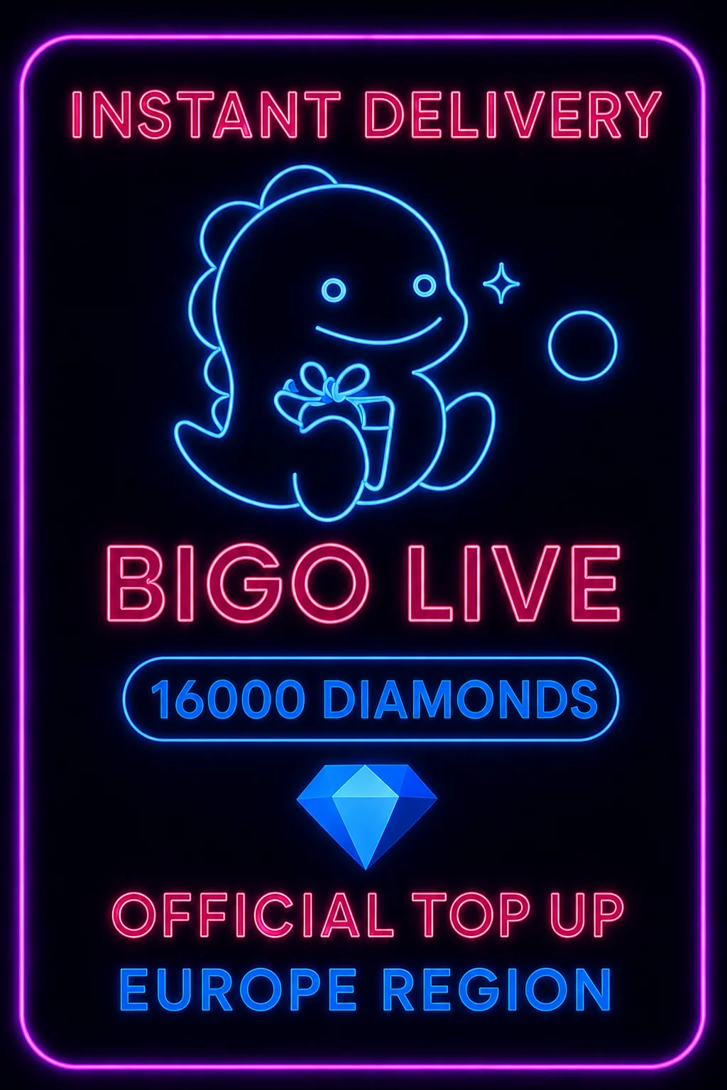 بيجو لايف - 16000 Diamonds (Top-Up) (EU) · Bigo Live