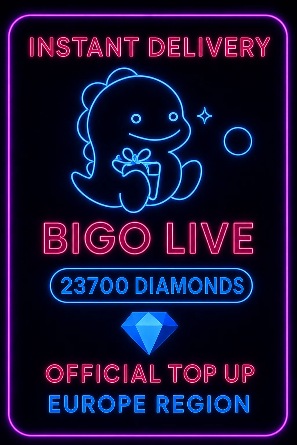 بیگۆ لایڤ - 23700 Diamonds (Top-Up) (EU) · Bigo Live