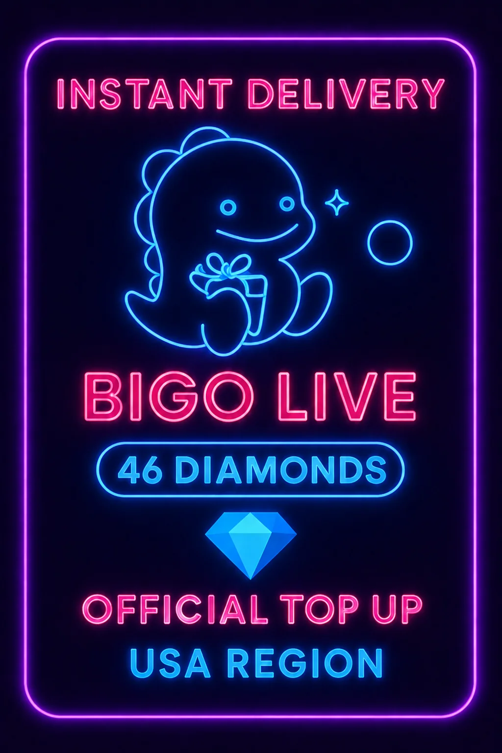 Bigo Live - 46 Diamonds (Top-Up) (US)