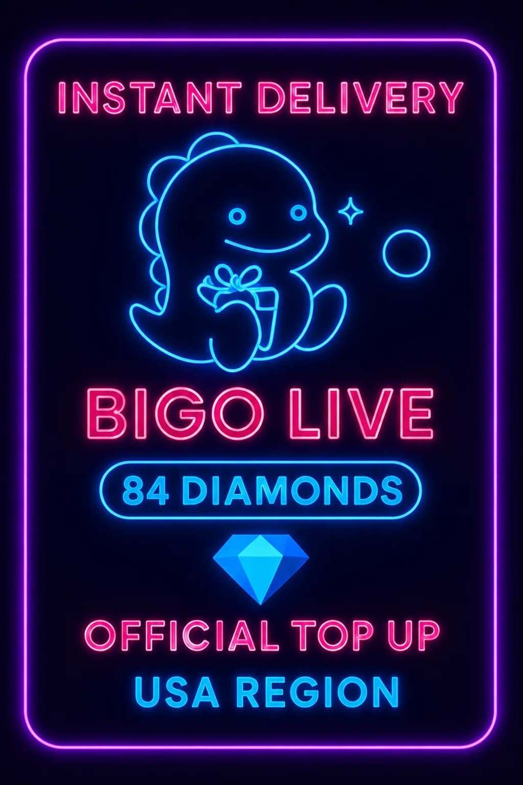 بیگۆ لایڤ - 84 Diamonds (Top-Up) (US) · Bigo Live