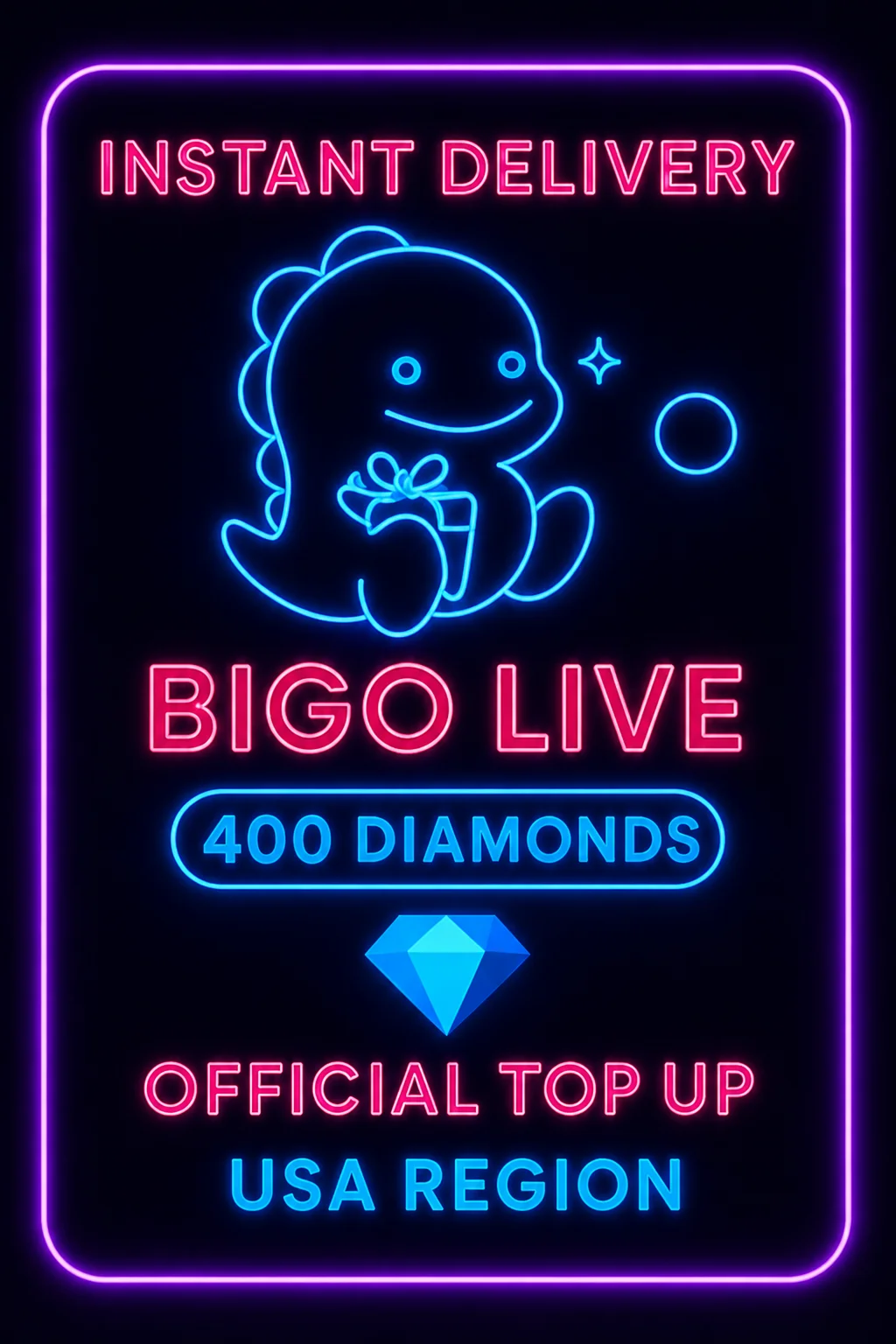 بیگۆ لایڤ - 400 Diamonds (Top-Up) · Bigo Live