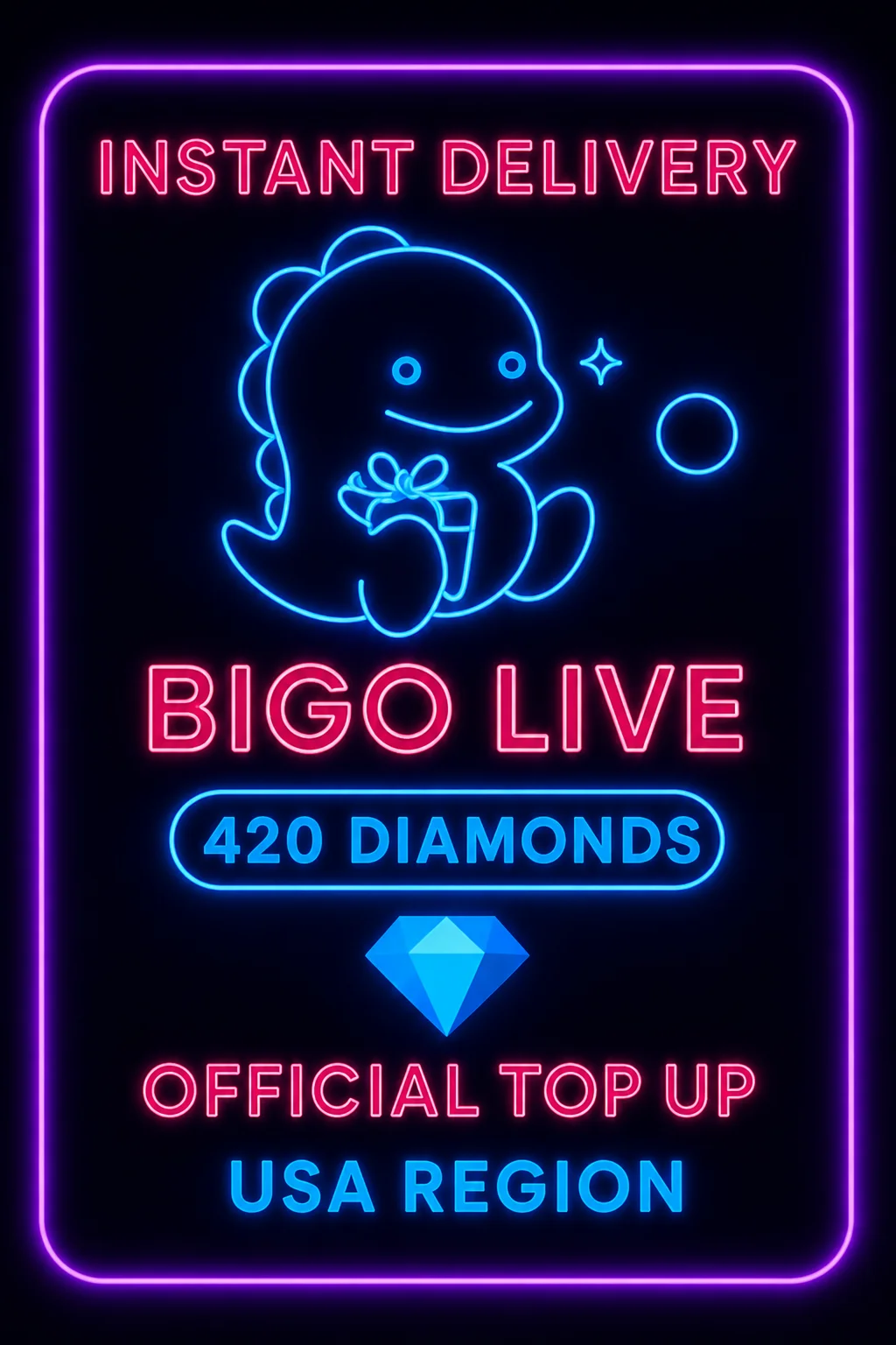 Bigo Live - 420 Diamonds (Top-Up)