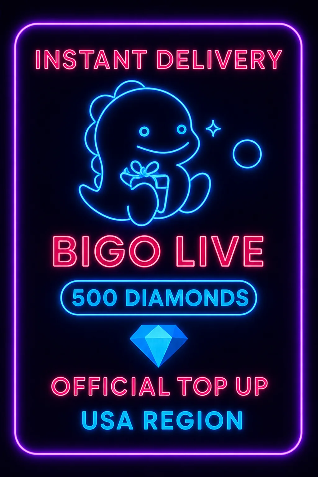 Bigo Live - 500 Diamonds (Top-Up)