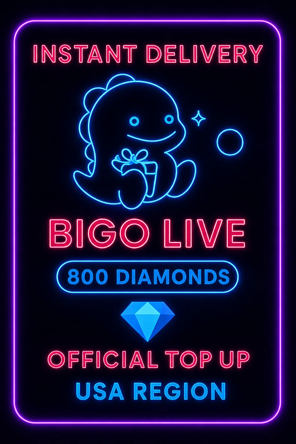 Bigo Live - 800 Diamonds (Top-Up)