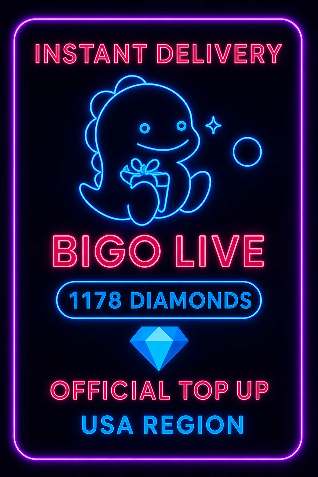 بیگۆ لایڤ - 1178 Diamonds (Top-Up) · Bigo Live