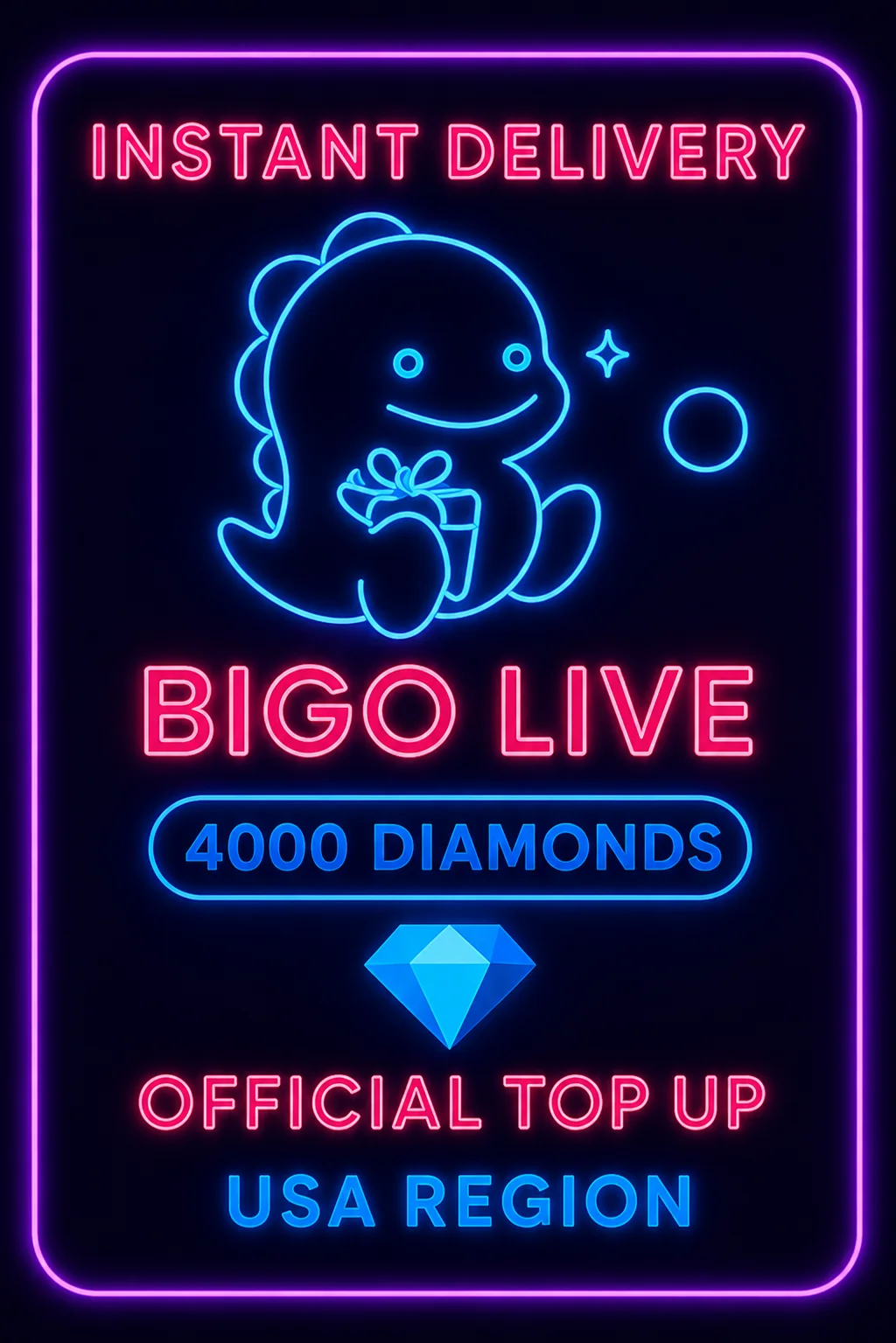 Bigo Live - 4000 Diamonds (Top-Up)