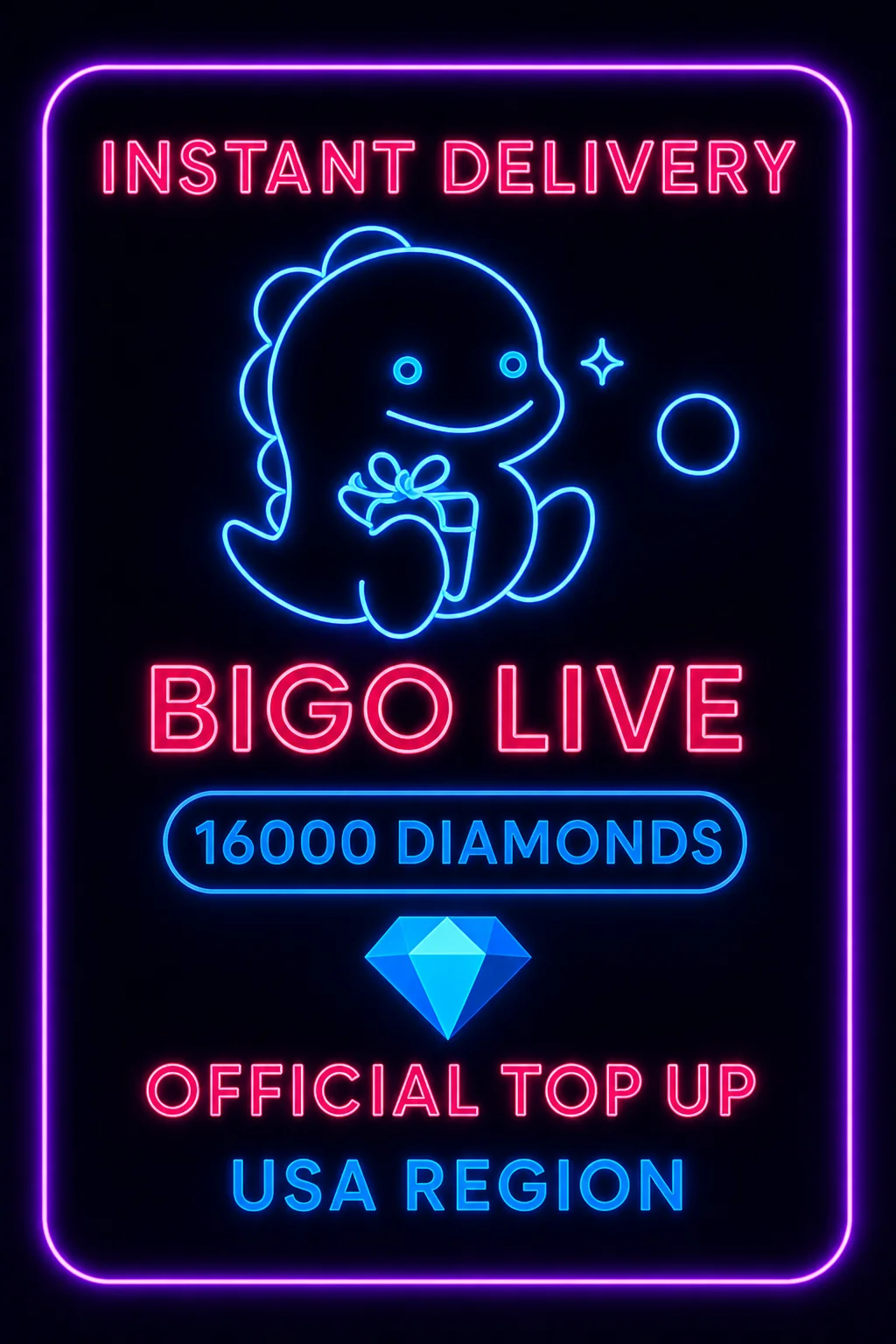 Bigo Live - 16000 Diamonds (Top-Up)