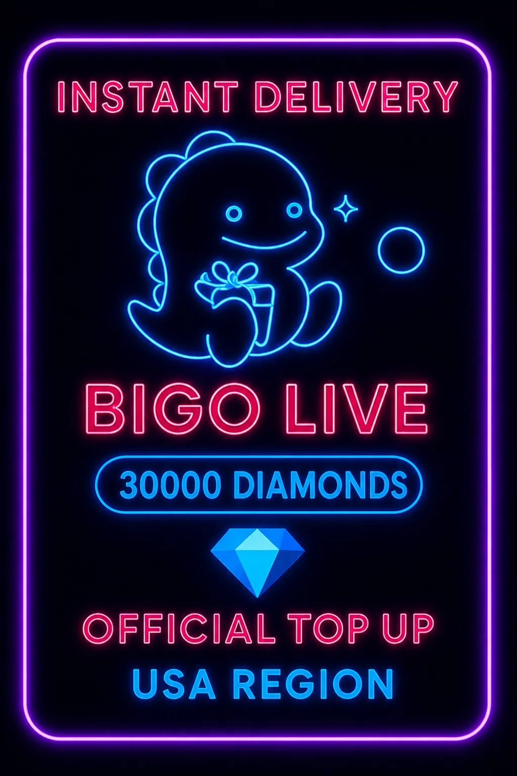 Bigo Live - 30000 Diamonds (Top-Up)