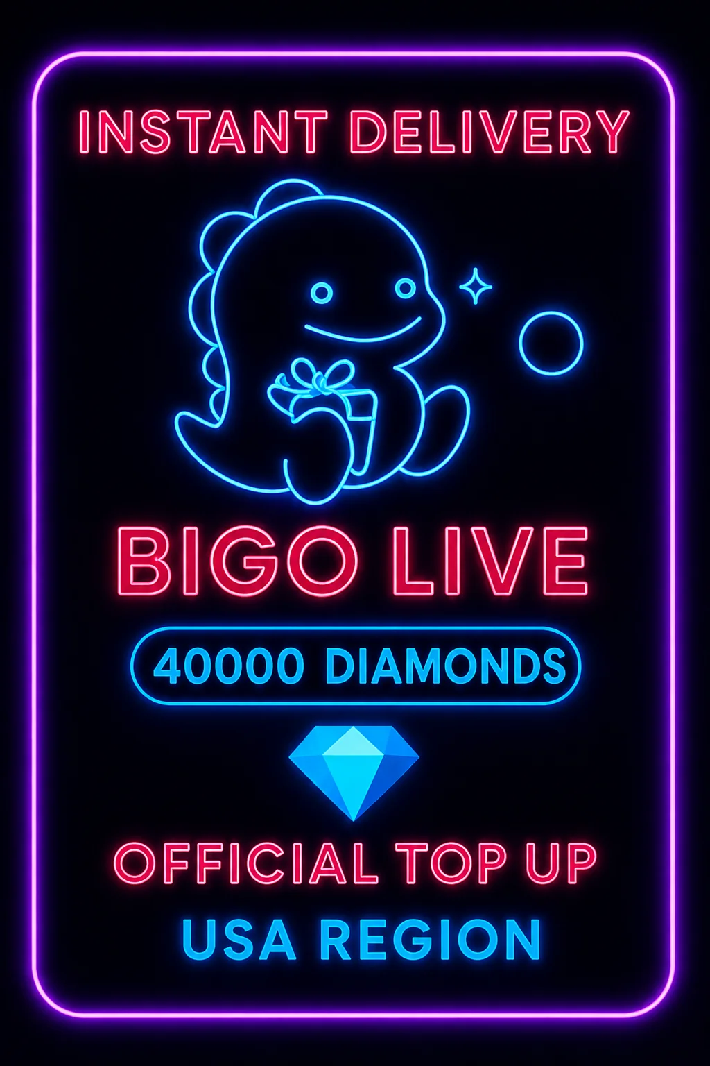 بيجو لايف - 40000 Diamonds (Top-Up) · Bigo Live