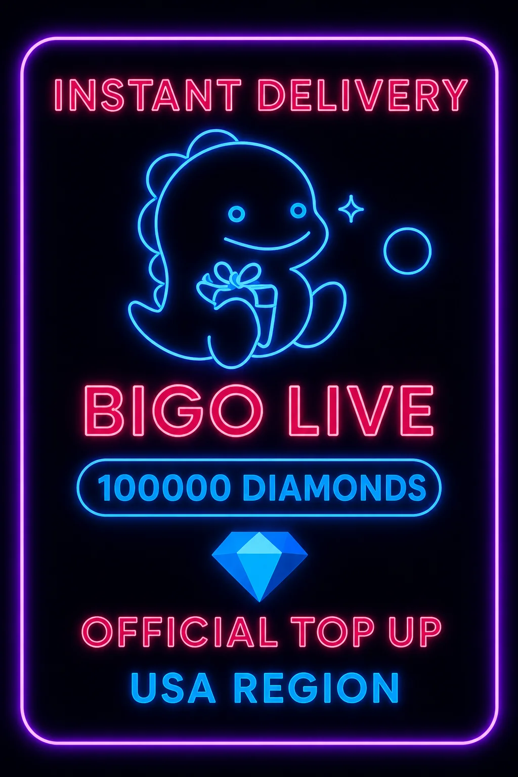 بیگۆ لایڤ - 100000 Diamonds (Top-Up) · Bigo Live