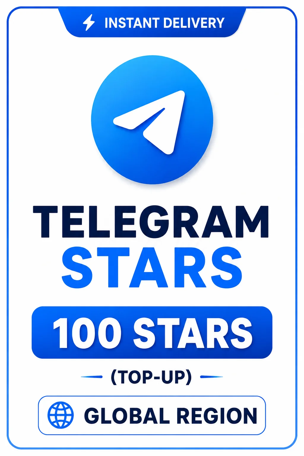 Telegram - 100 Stars (Top-Up)