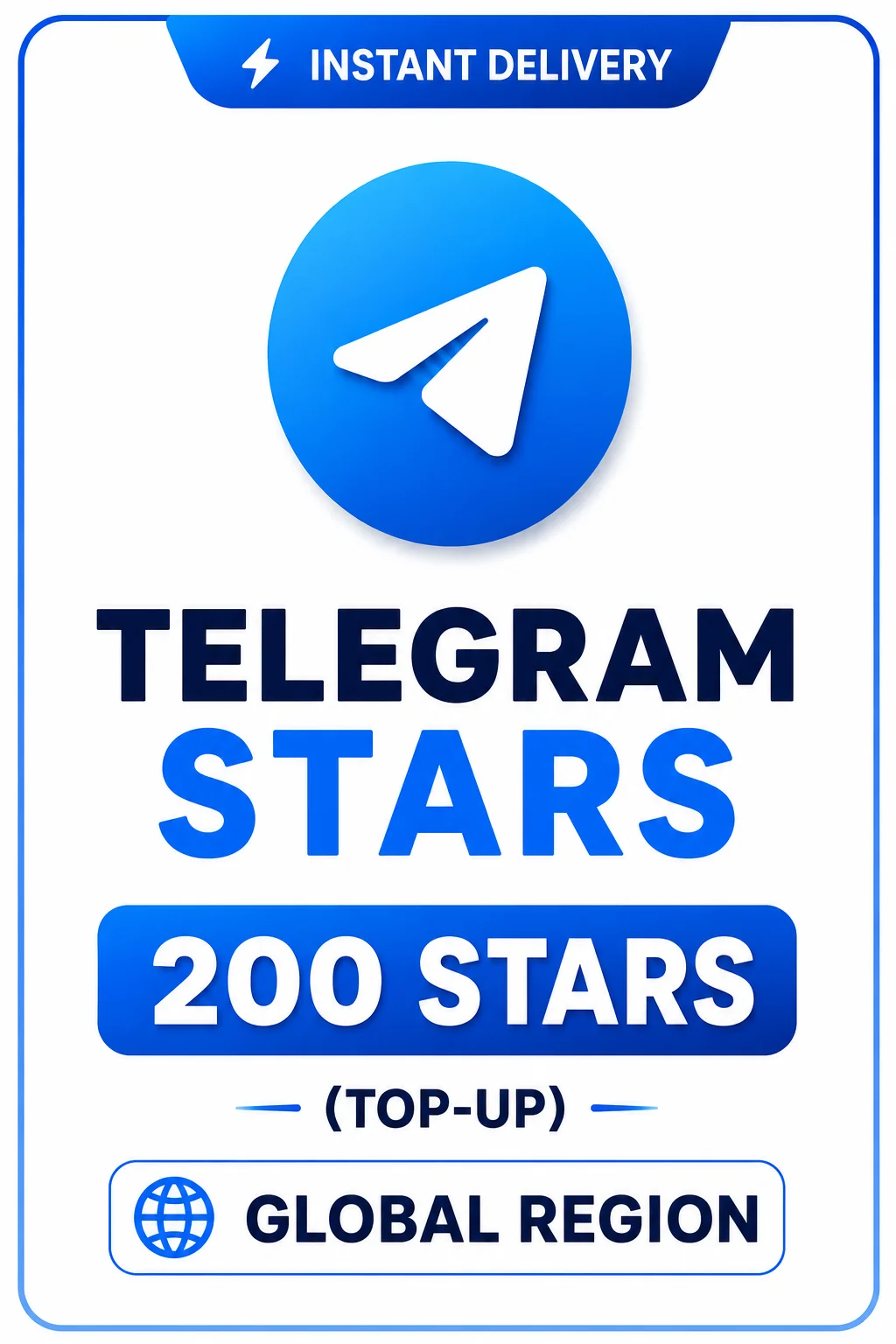 Telegram - 200 Stars (Top-Up)