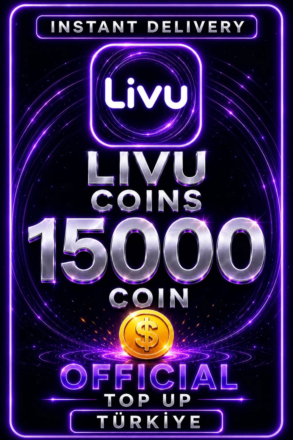 LivU - 15000 Coins Top Up (Turkey)