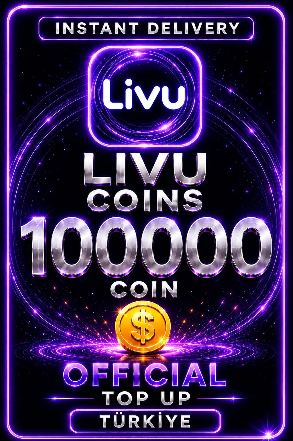 LivU - 100000 Coins Top Up (Turkey)