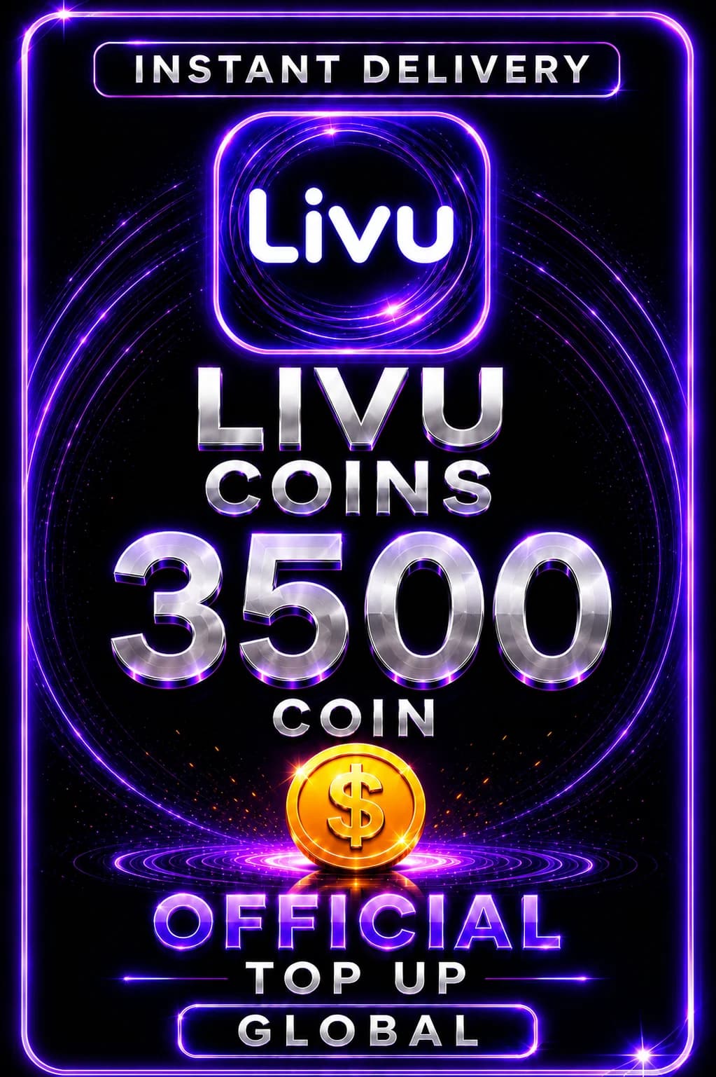 LivU - 3500 Coins Top Up (Global)