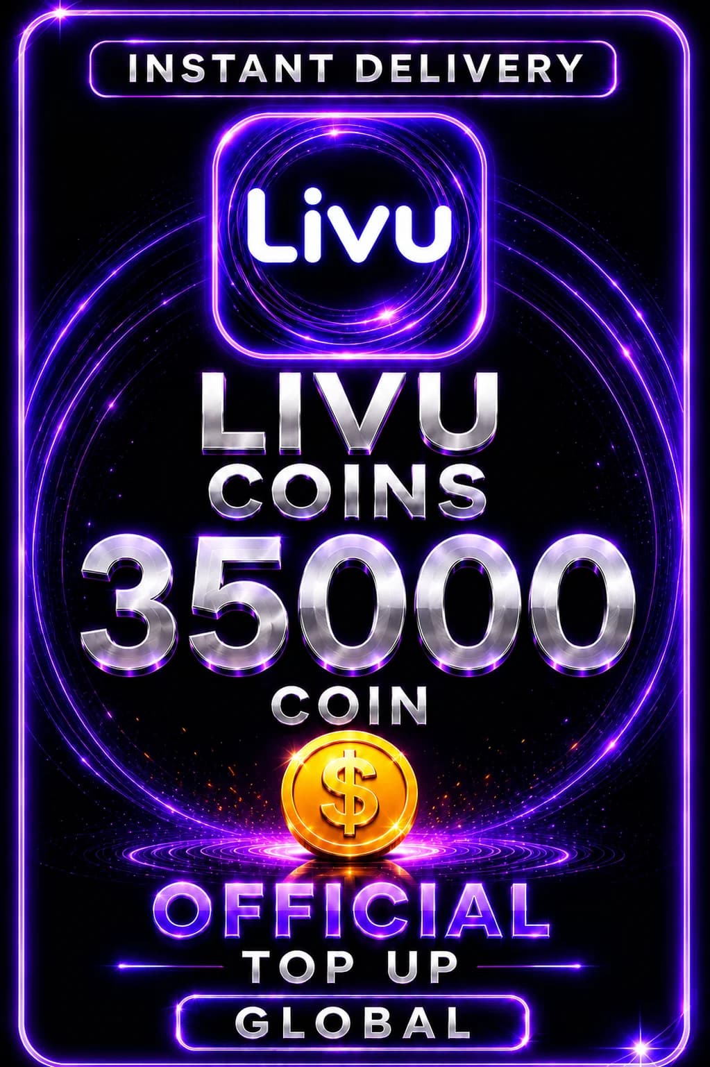 LivU - 35000 Coins Top Up (عالمي) · Global