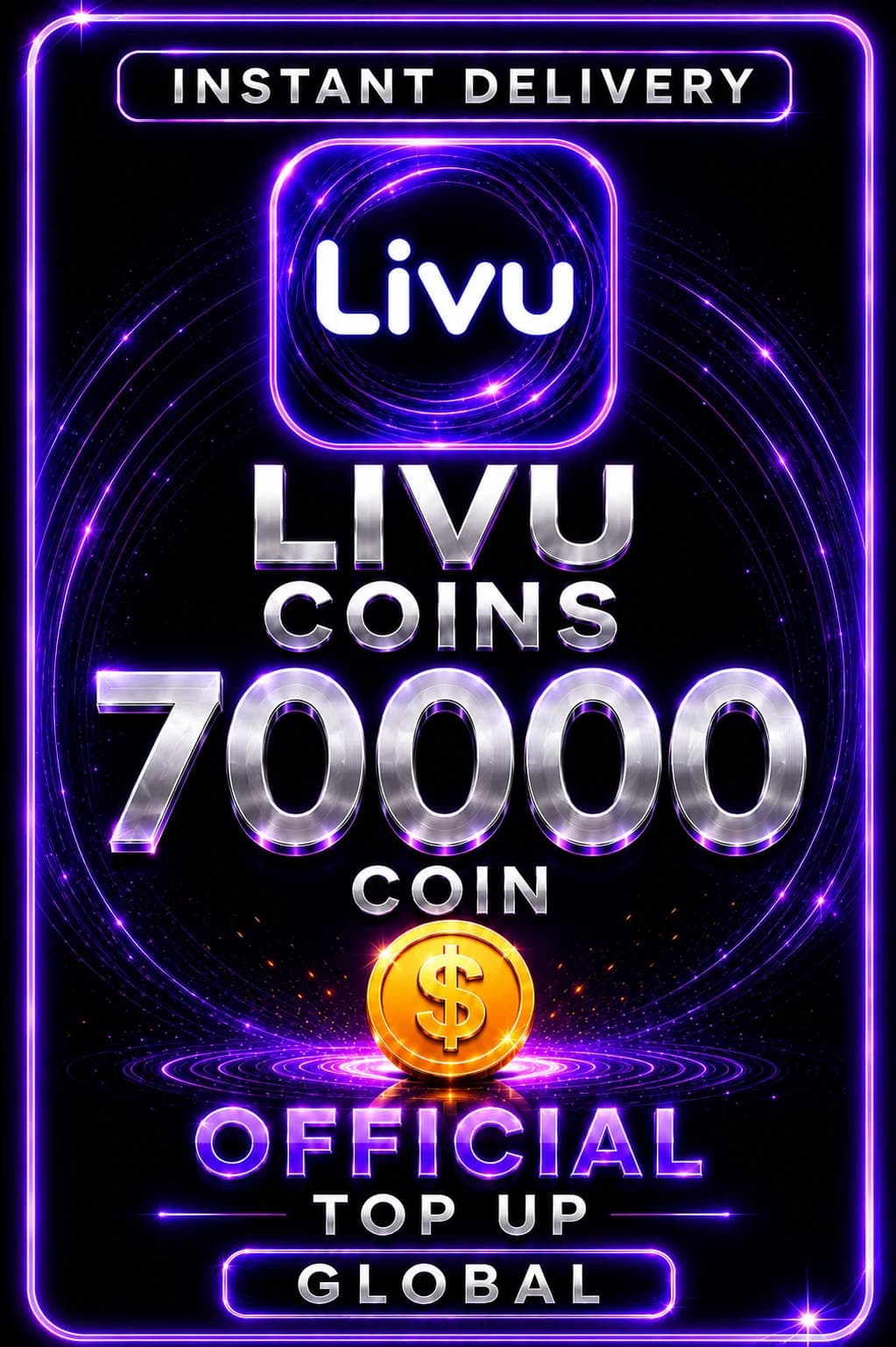 LivU - 70000 Coins Top Up (Global)