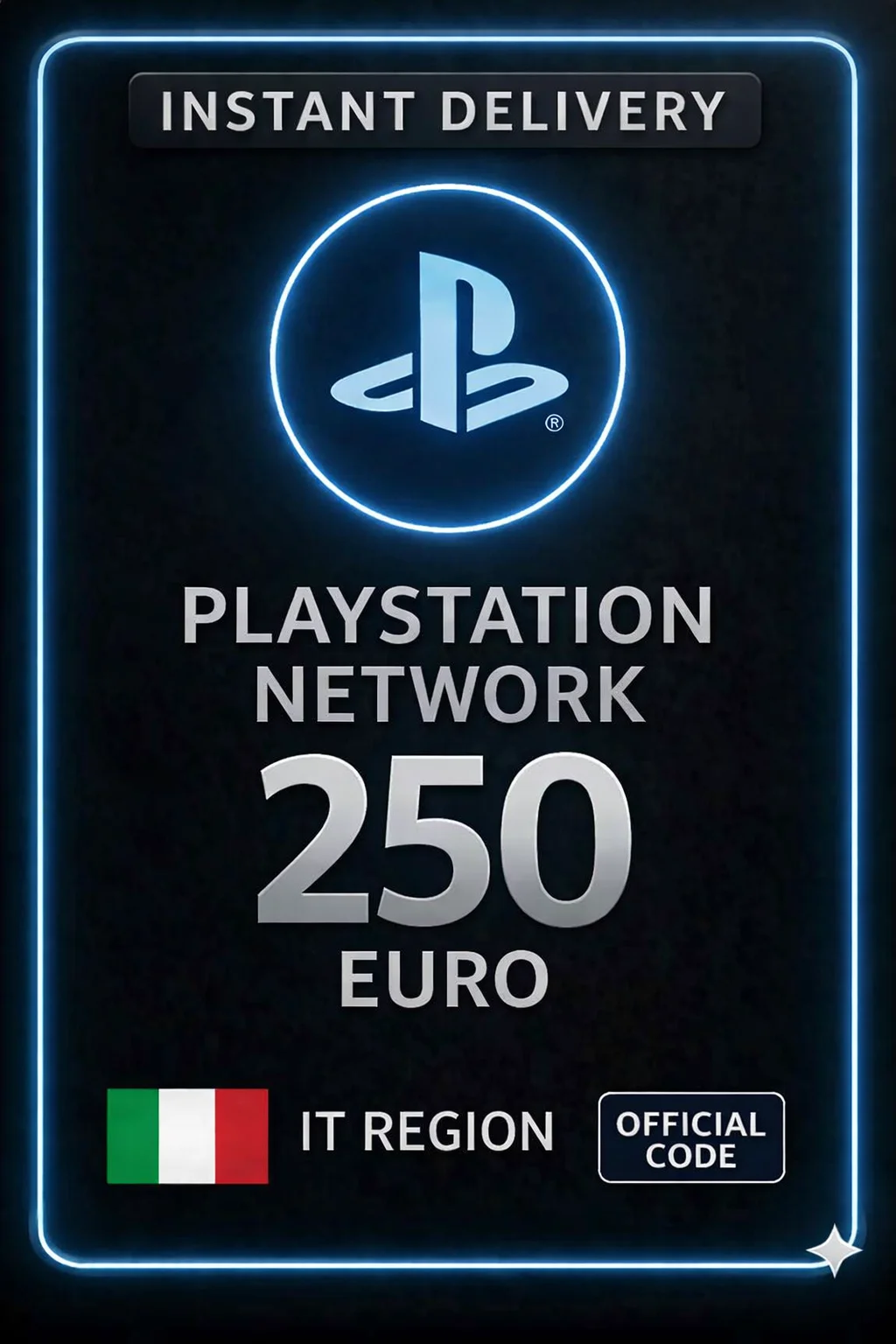 Playstation Gift Card Italy - 250€