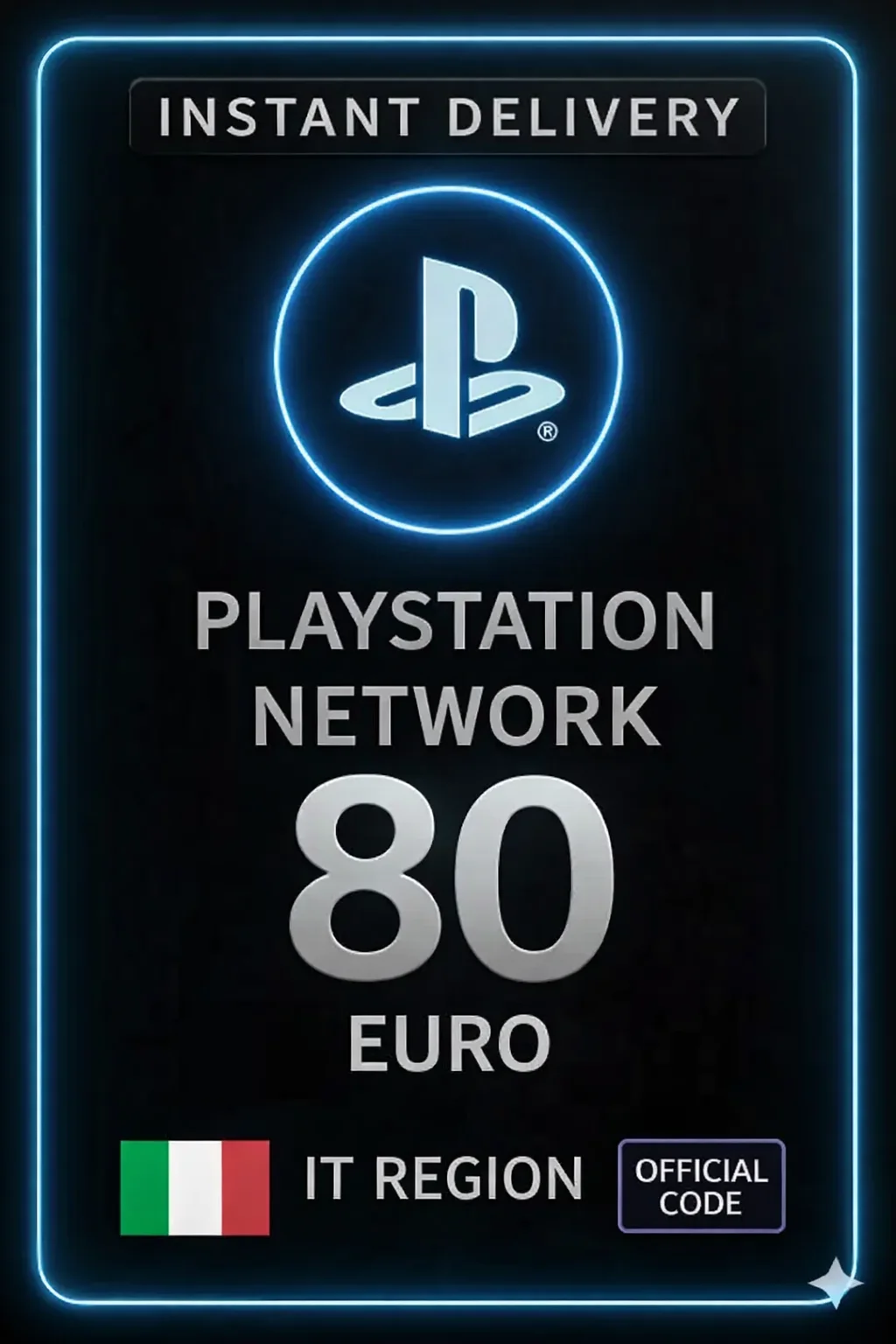 پلەیستەیشن Gift Card Italy - 80€ · PlayStation