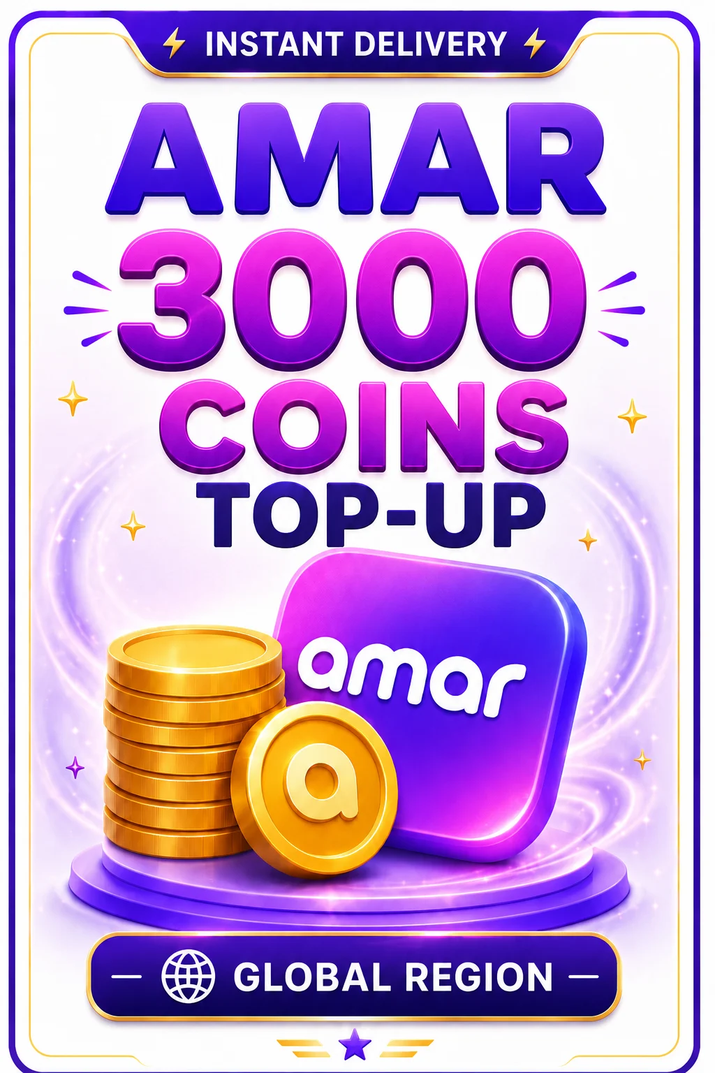 Amar Live - 3000 Coins (Top-Up)