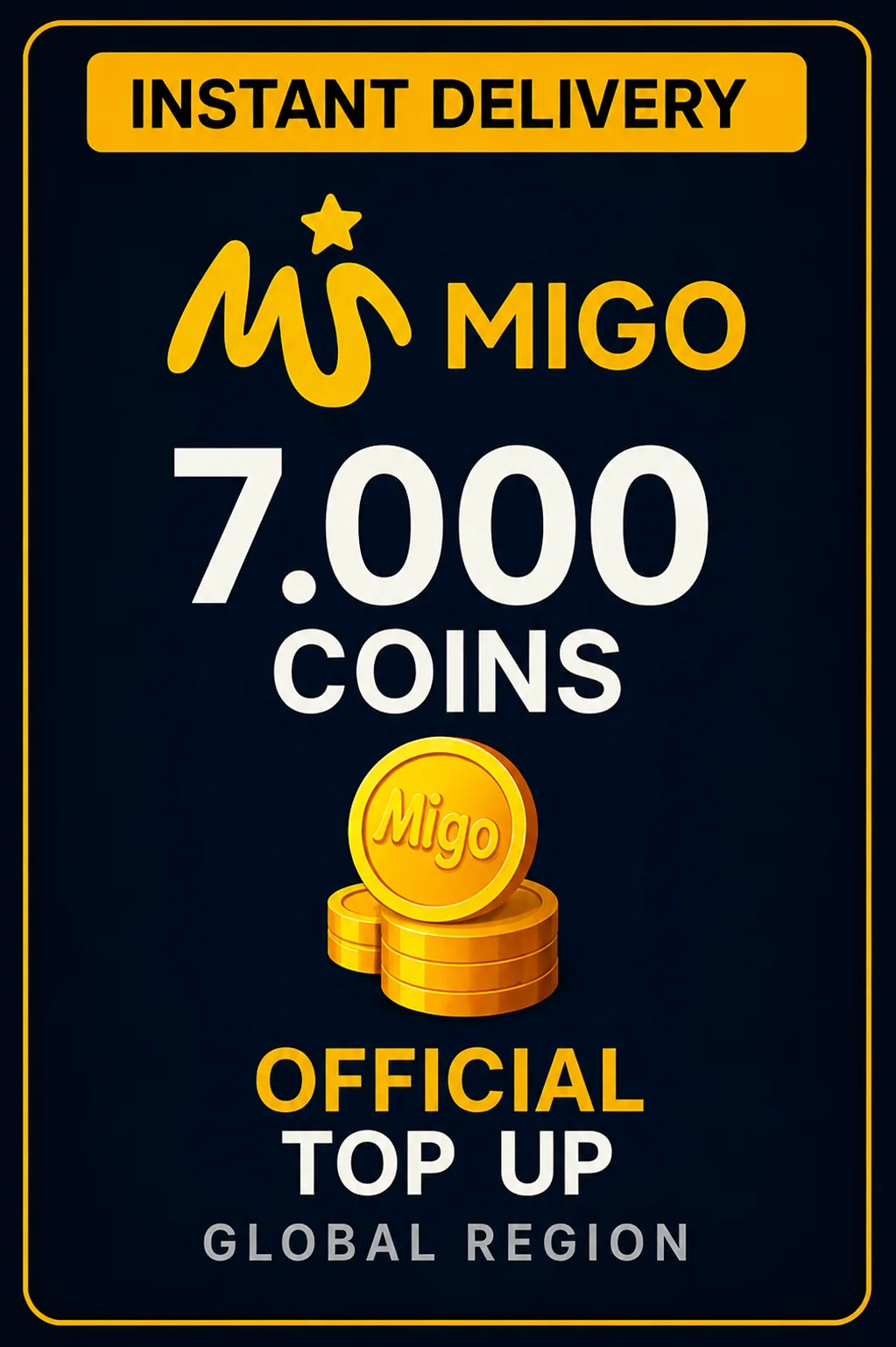 Migo Live 7.000 Coins (Top-Up)