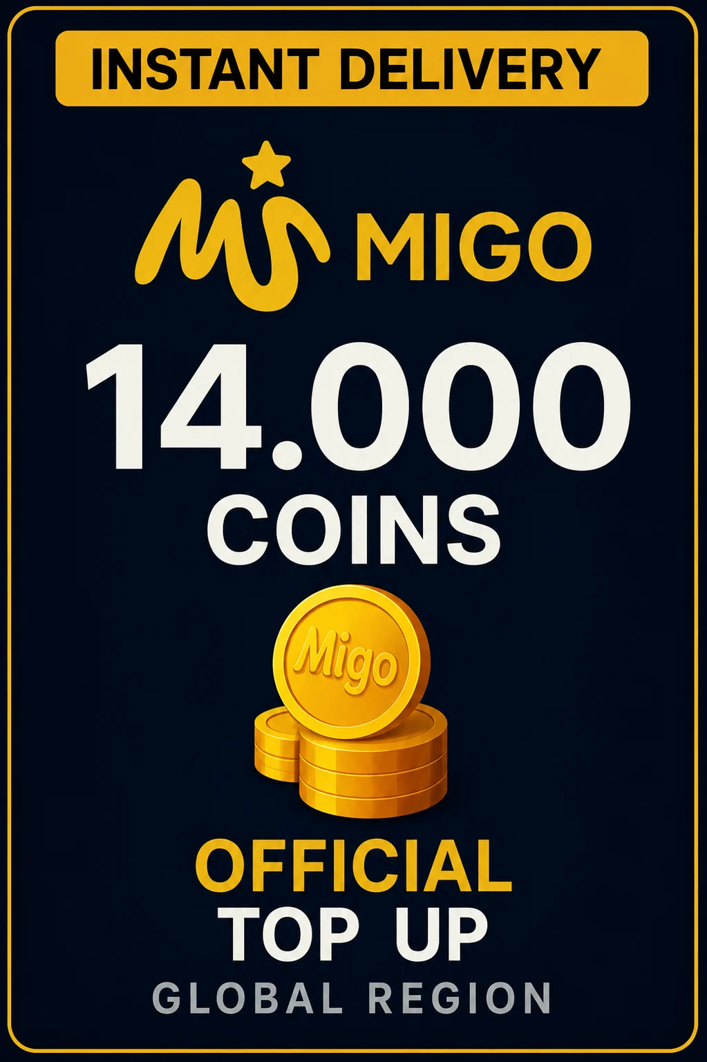 Migo Live 14.000 Coins (Top-Up)