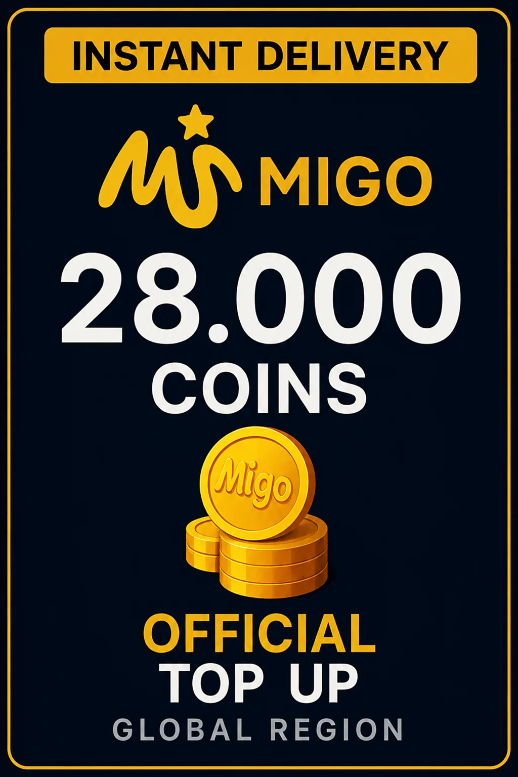 Migo Live 28.000 Coins (Top-Up)