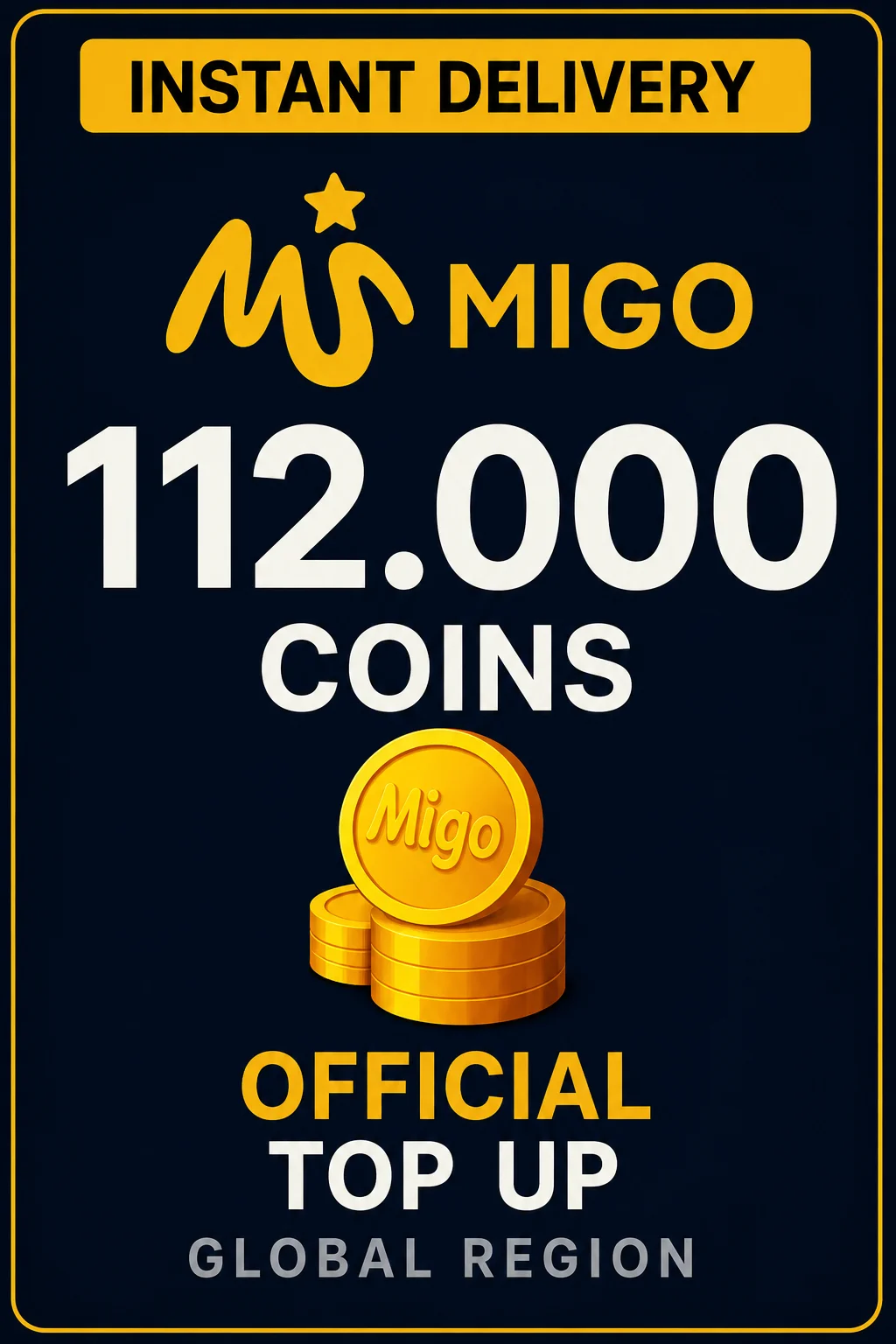 Migo Live 112.000 Coins (Top-Up)