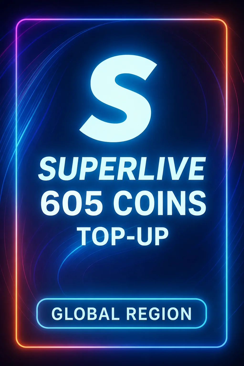 SuperLive 605 Coins Top-Up (عالمي) · Global