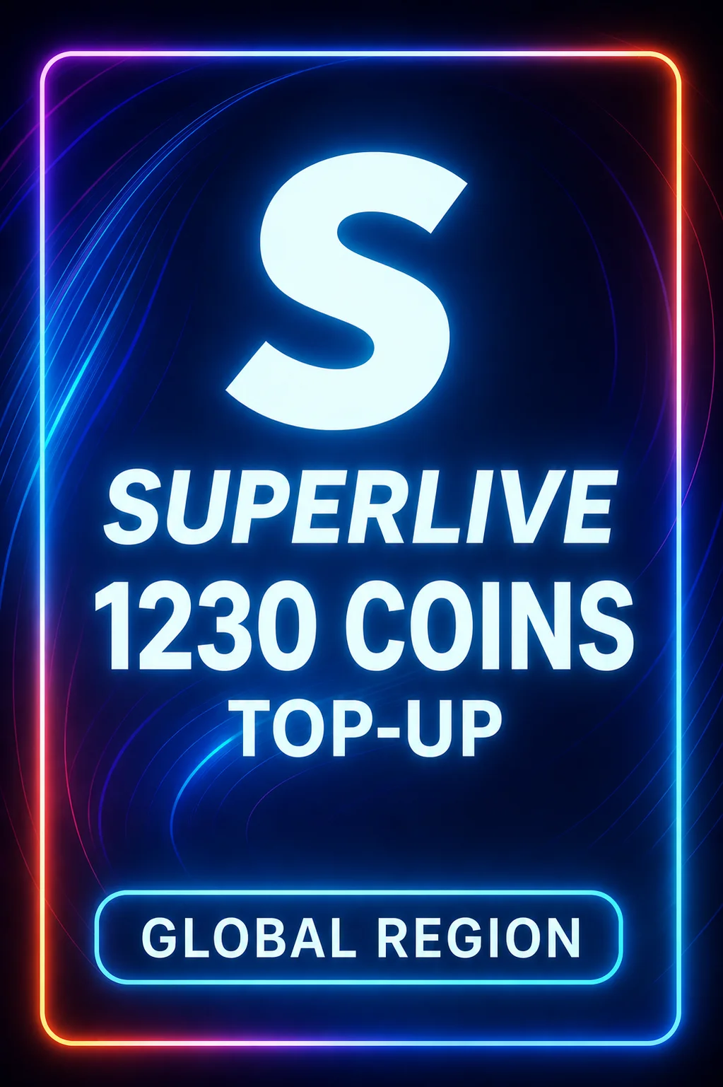 SuperLive 1230 Coins Top-Up (عالمي) · Global
