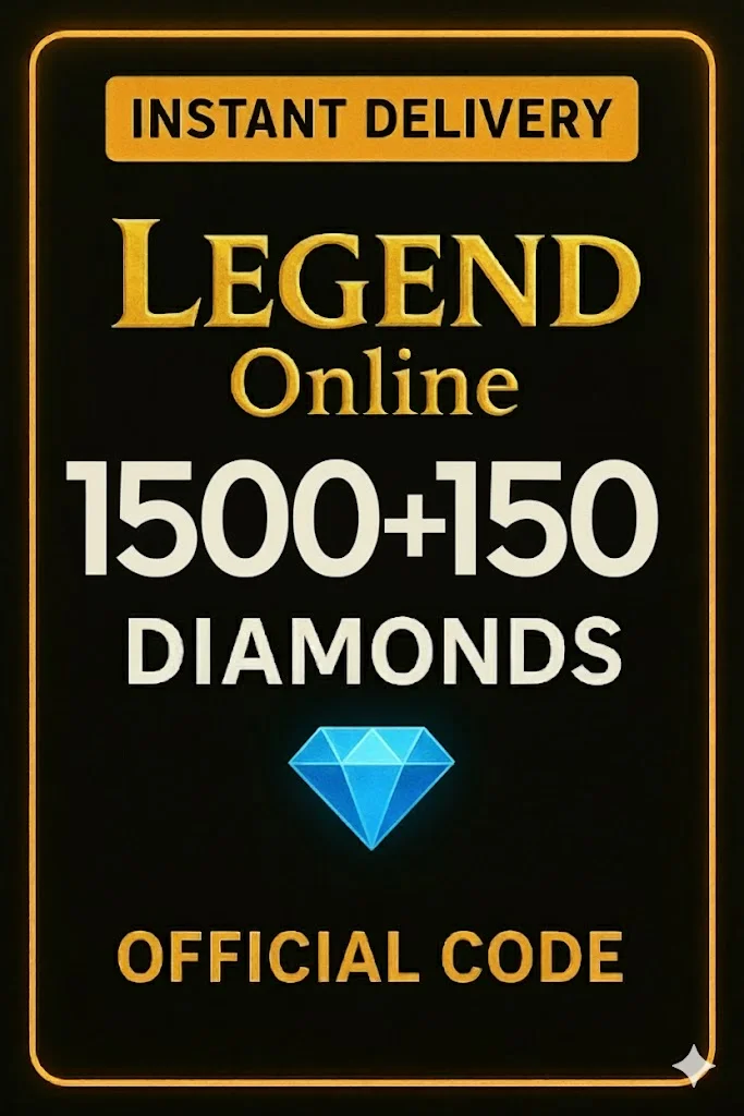 Legend Online 1500+150 Elmas ئی پین · EPIN