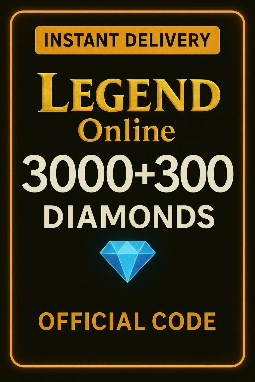 Legend Online 3000+300 Elmas EPIN